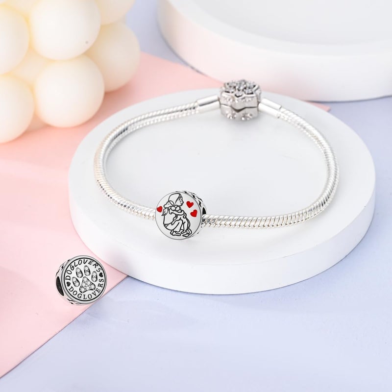 Hapour Store 925 Sterling Silver Charms for Bracelets Necklace European Jewelry Pendant Beads Charm for Women Mom - Image 1
